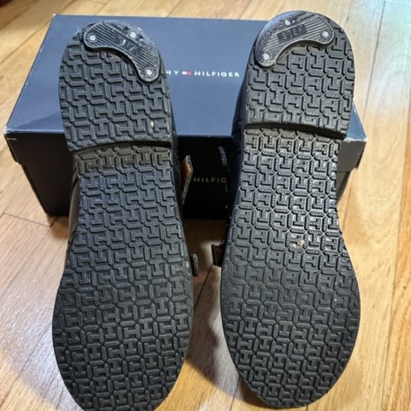 Tommy Hilfiger Women’s Black Leather Dilanee Buckled Oxford Size 9 - Picture 6 of 10